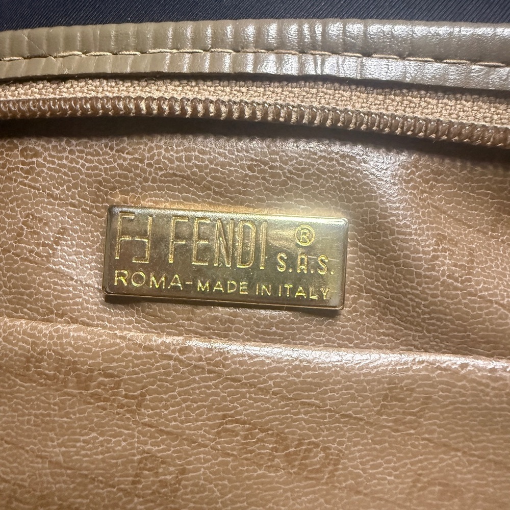 Fendi Tan Clutch